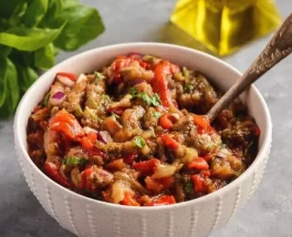Patlıcan salatası tarifi